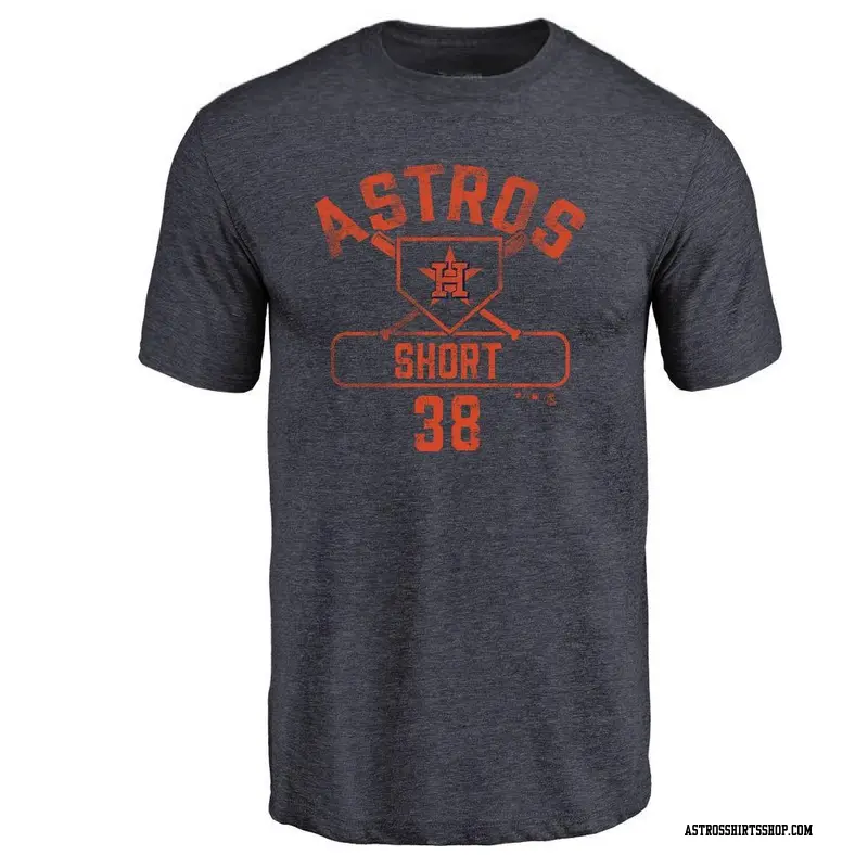 Youth Houston Astros ＃38 Zack Short Navy Base Runner T-Shirt