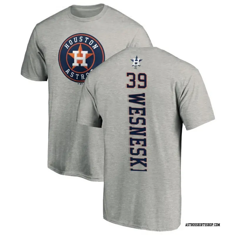Youth Houston Astros ＃39 Hayden Wesneski Ash Backer T-Shirt
