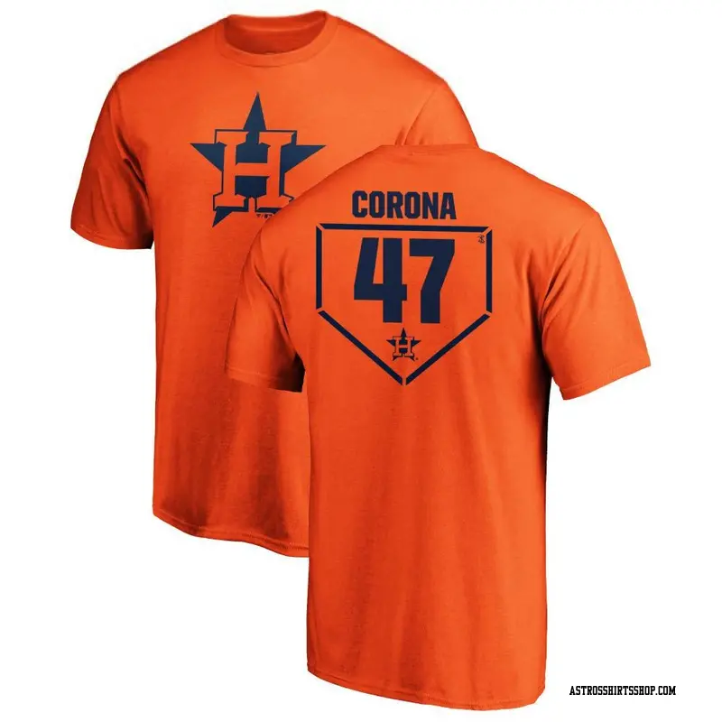 Youth Houston Astros ＃47 Kenedy Corona Orange RBI T-Shirt